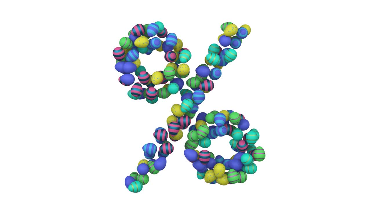 이스터 에그 테마 글 퍼센트 기호