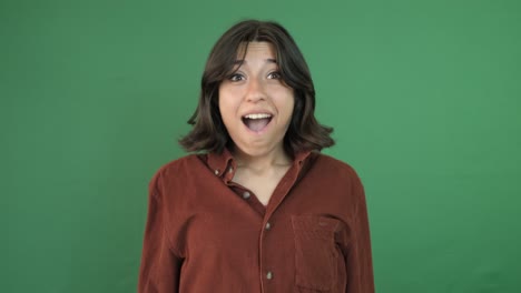 cara de chica sorprendida