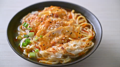 ramen-noodles-with-gyoza-or-pork-dumplings---Asian-food-style