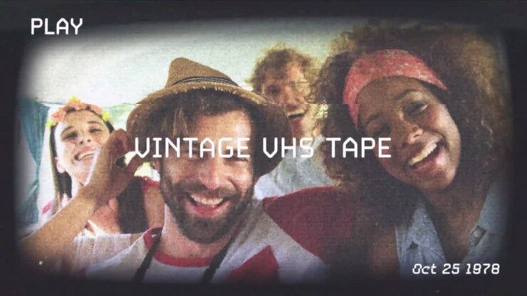 Vintage VHS Tape Aesthetic