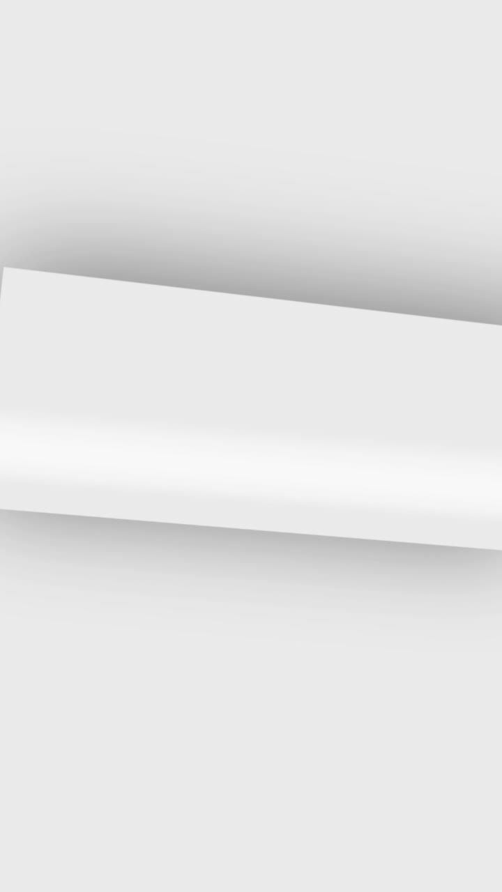 Blank White Paper Sheet Unrolling and Rolling Up Animation