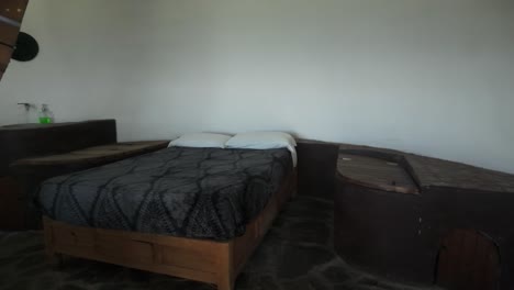 unique earth home bedroom