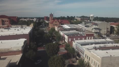 aéreo del centro de anderson sc en 4k