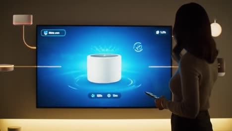 smart home display and control