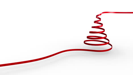 Ribbon-swirling-to-form-christmas-tree-shape