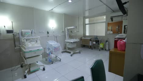 isolation room for babies infected with covid-19 and for newborns at a hospital in jakarta, indonesia