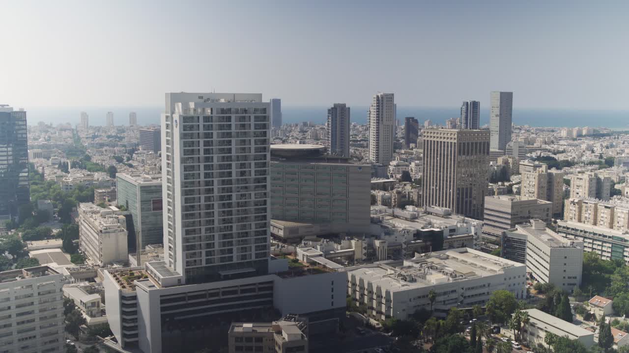 Bygninger i Tel Aviv - specifikt Ichilov - Sourasky Medicinsk Center og Hospital.