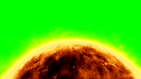 close-up of sun