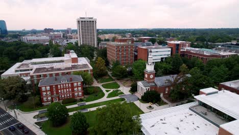 extracción aérea del campus de la universidad de kentucky en lexington, kentucky