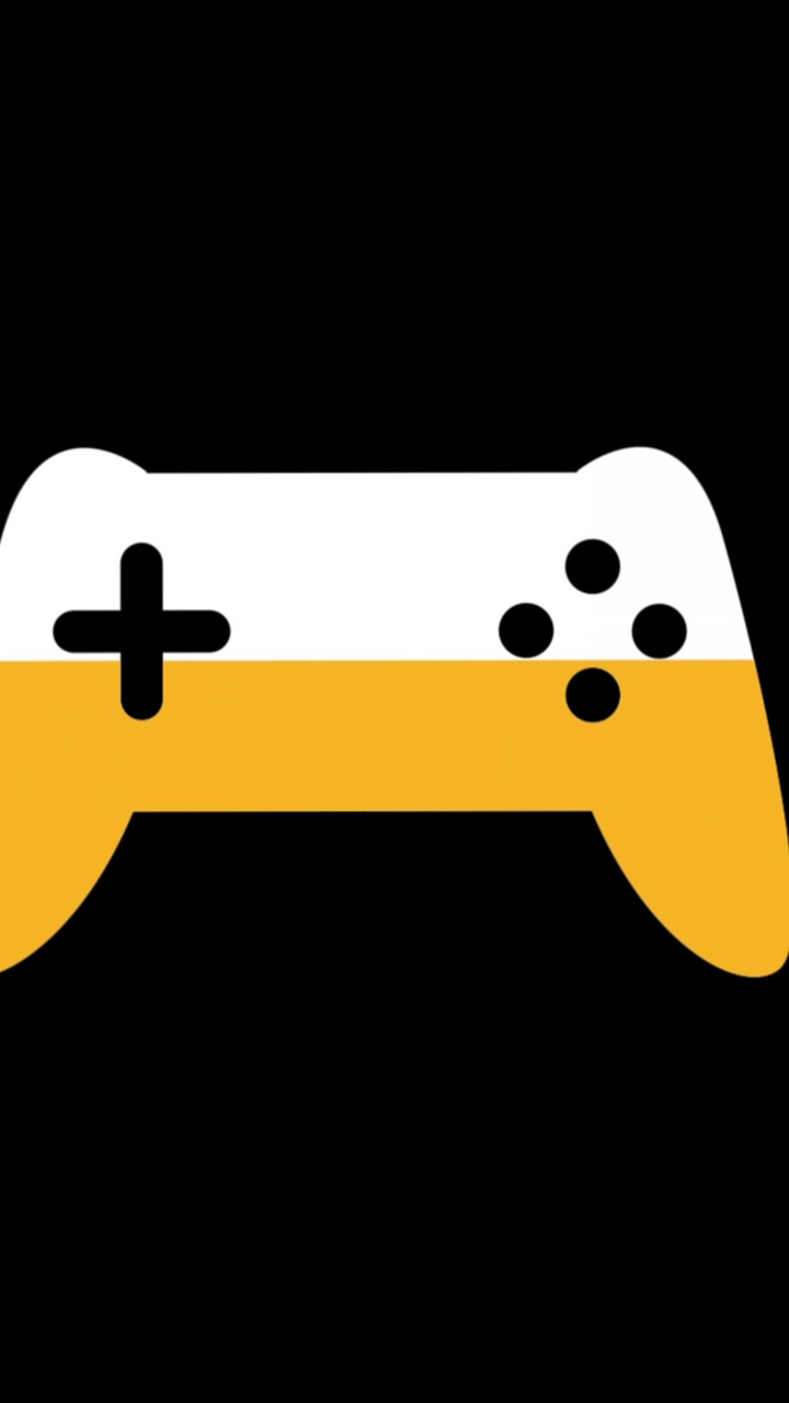 Male, female and game controller shapes filling up with colours 4k