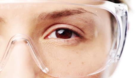 Nahaufnahme-Einer-Augencharakterserie-Isoliert-Auf-Reinweißem-Hintergrund