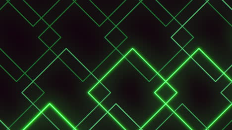 glowing green diamond pattern a futuristic design