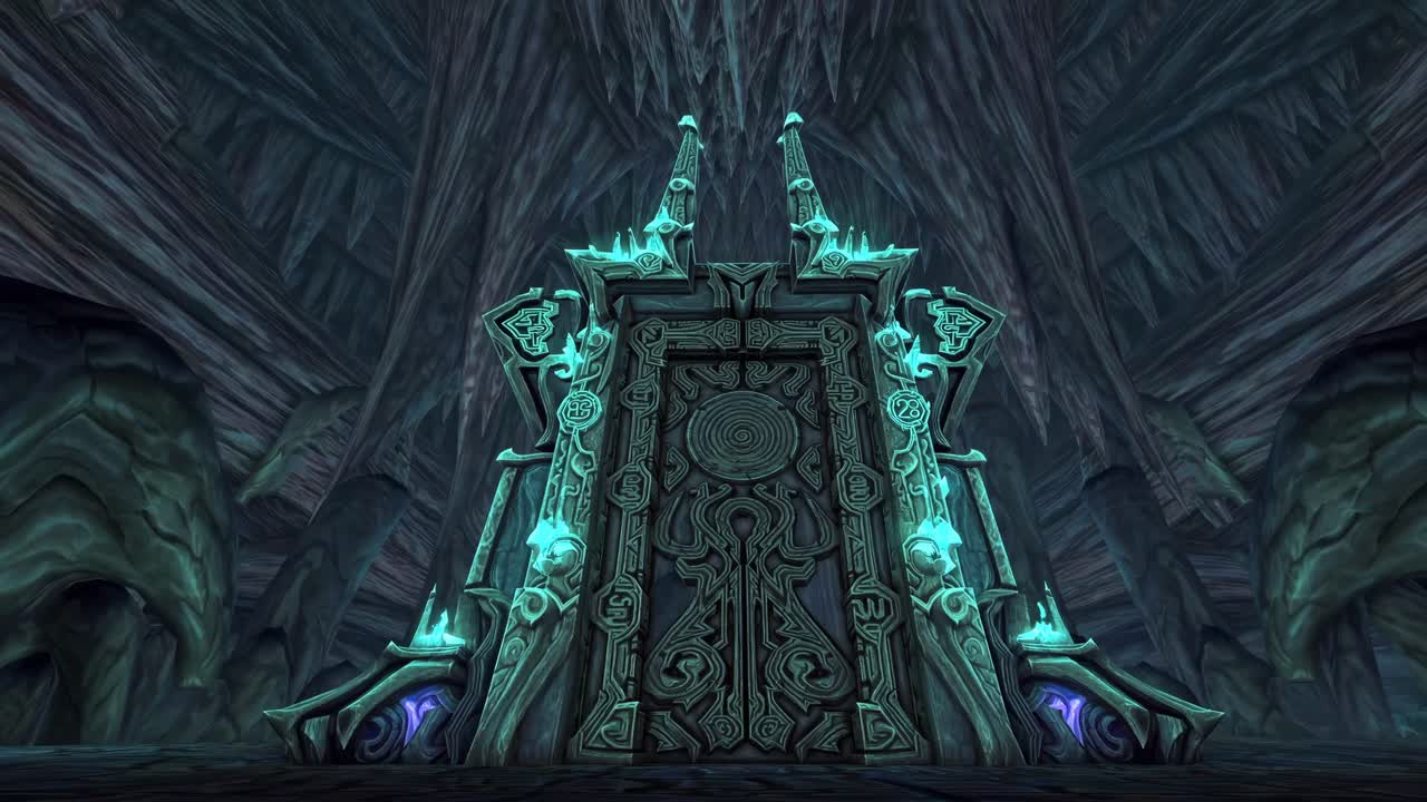 Mysterious Portal in a Dark Cave