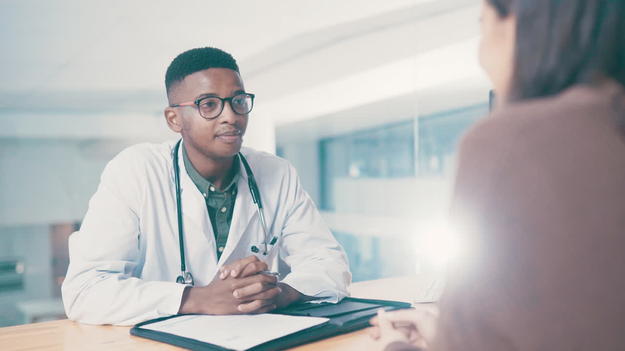 Doctor Discussing with Patient