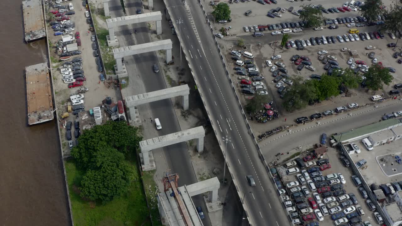 carreteras de la ciudad de lagos nigeria drone 02