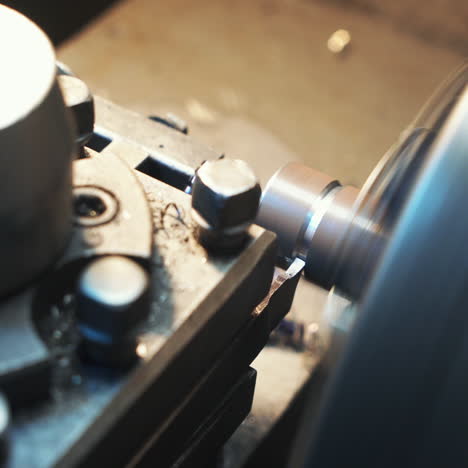 modern metal cutting machine with manual control. mechanical processing of metals and other materials