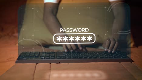 mujer con inicio de sesión de computadora y pago seguro en línea a través de billetera digital, seguridad de billetera móvil vpn red privada virtual internet seguridad cibernética concepto de protección contra delitos cibernéticos metawerse futurista