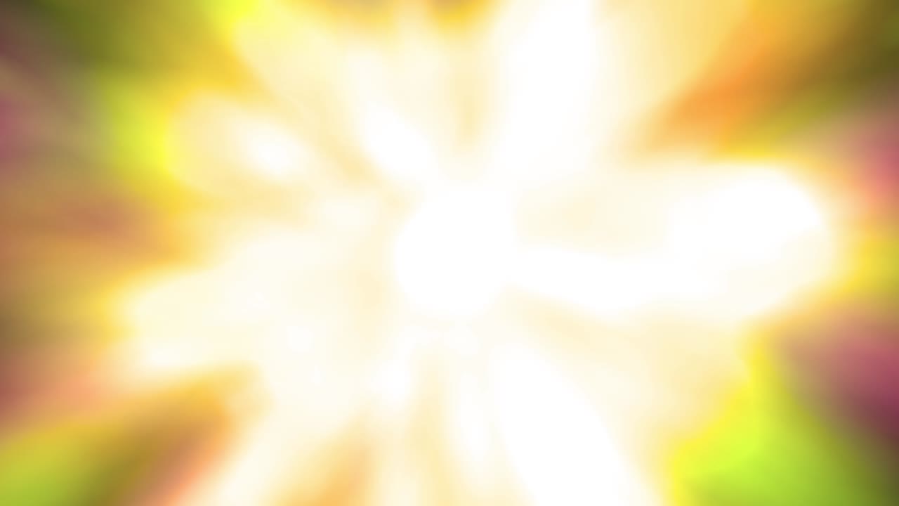 Raggio di luce, grafica solare, loop, VJ