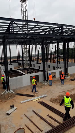 construction site progress