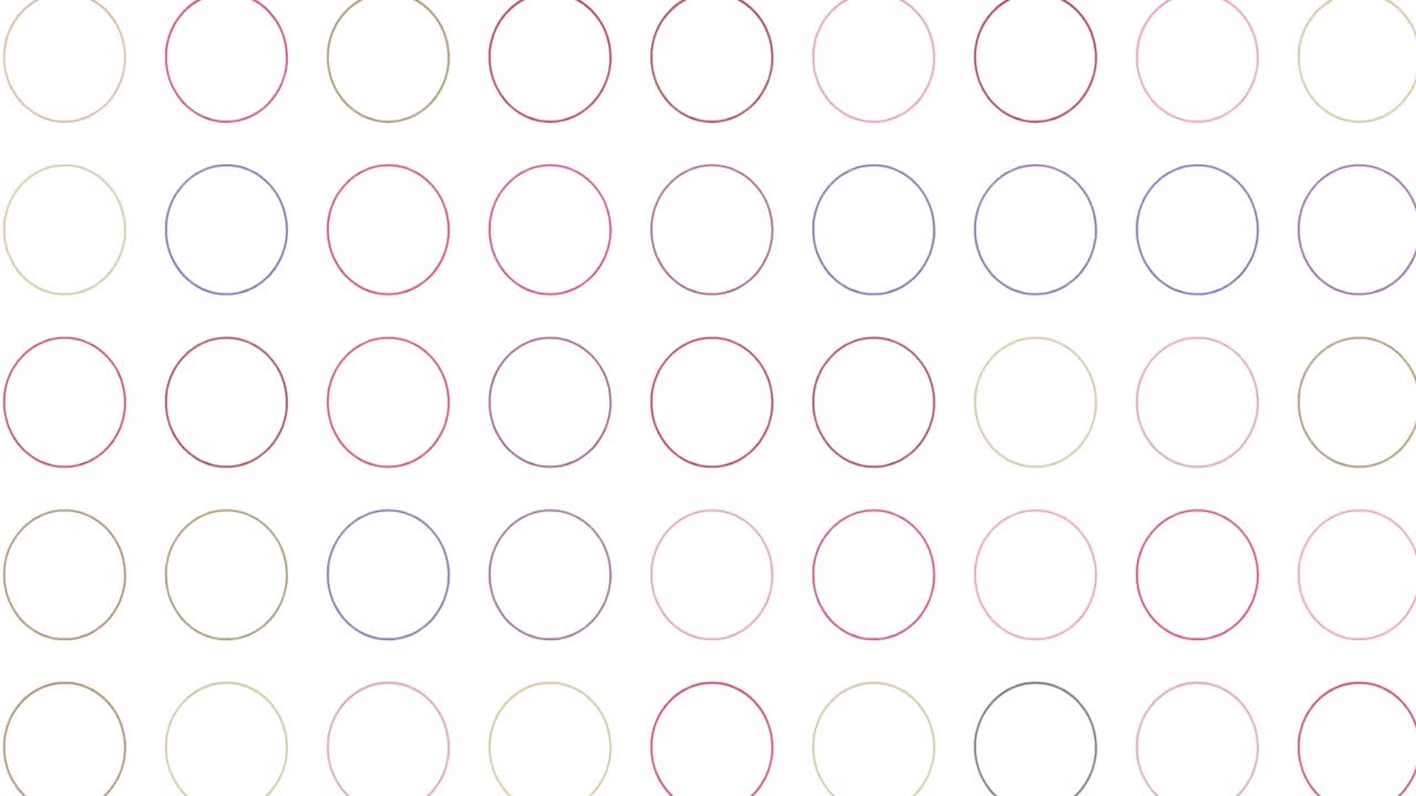 ⁇  바탕에 여러 가지 다채로운 원형 모양의 디지털 애니메이션