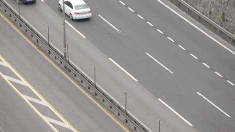 highway traffic aerial view