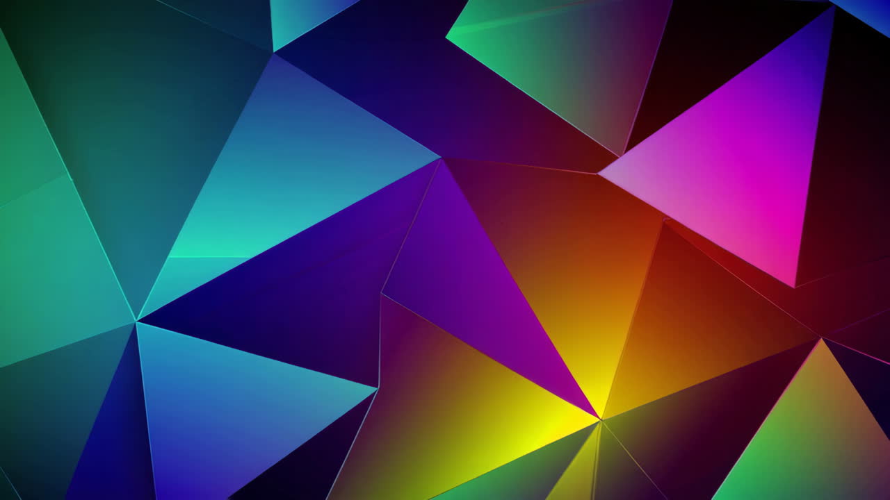 추상 화려한 다각형 배경