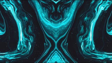An digital artwork which is animated to flow