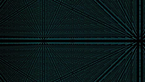 espacio tridimensional abstracto de líneas y puntos