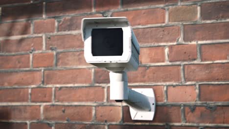 big brother is watching - cctv camera on a