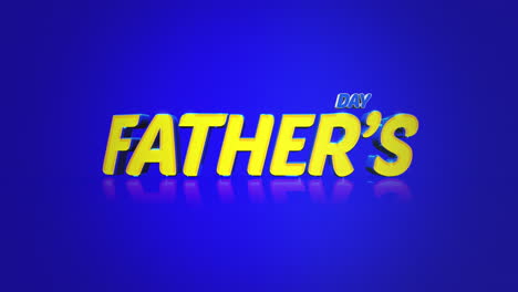 Fathers-Day-reflected-in-vibrant-yellow-on-a-blue-background