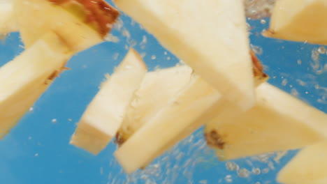 pineapple slices in water