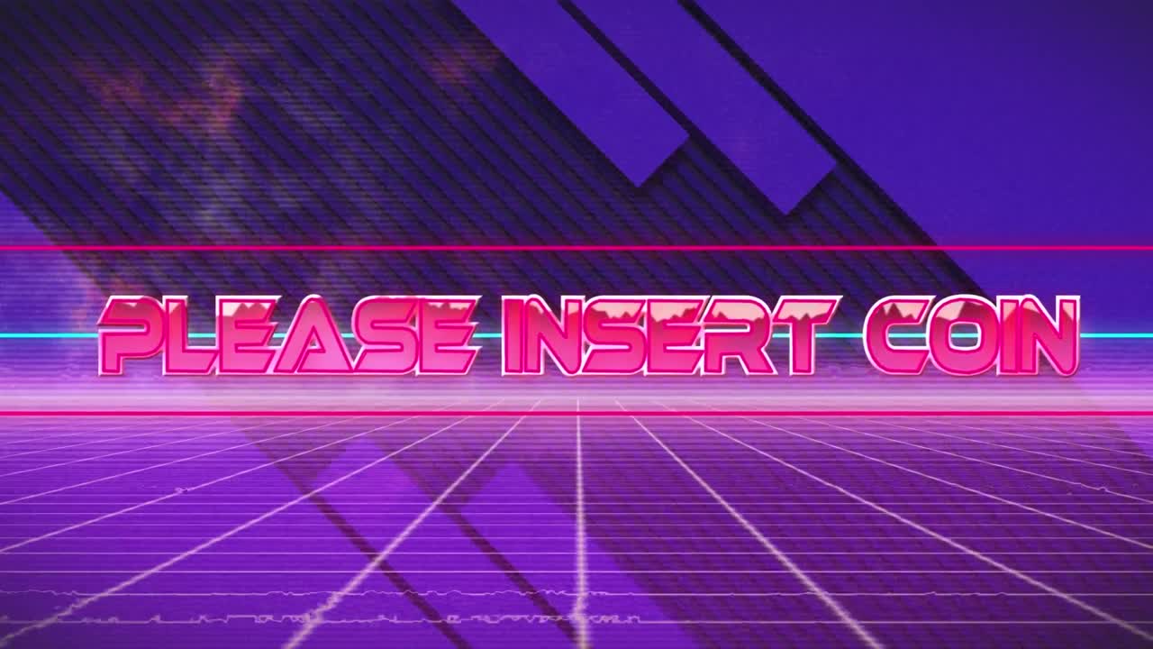 animación de por favor inserte texto de moneda sobre las formas