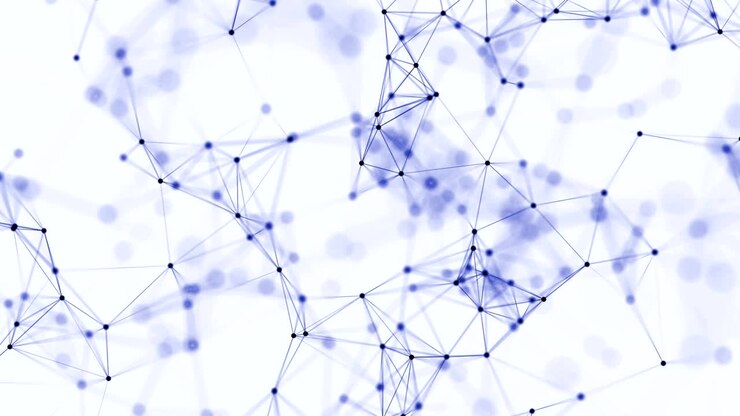 ciclo astratto sfondo geometrico a colori brillanti con elementi geometrici
