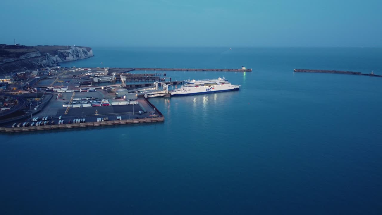 Ferry at Dover Harbor