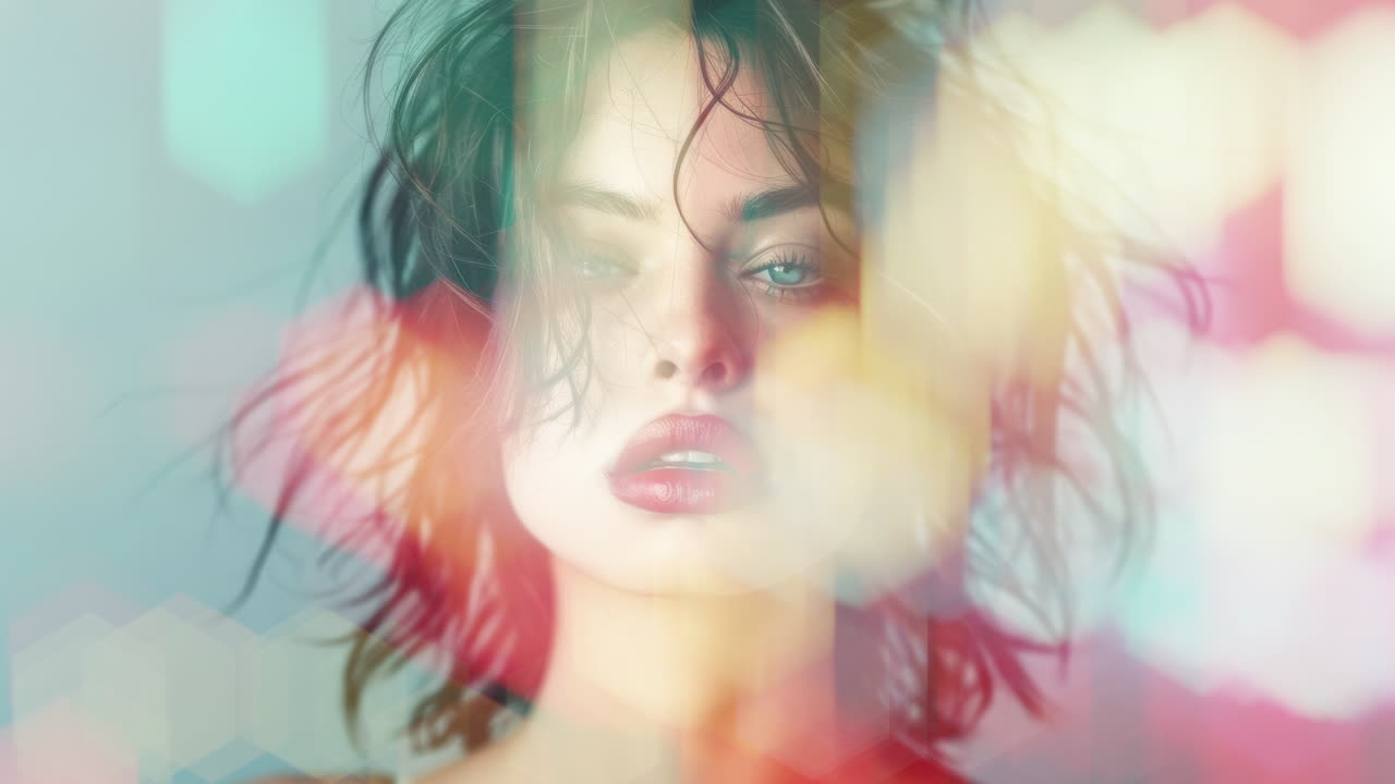 아름다운 인형 여성들의 헤드