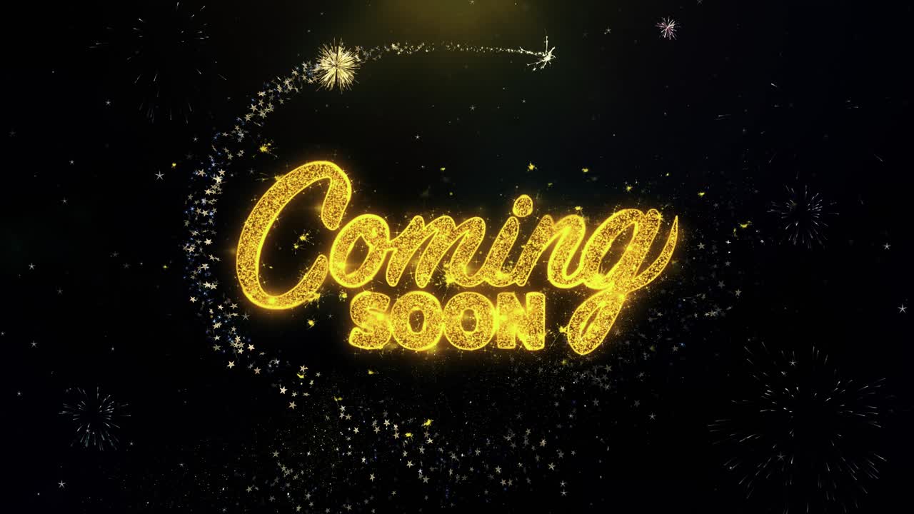 Coming Soon Animation with Fireworks