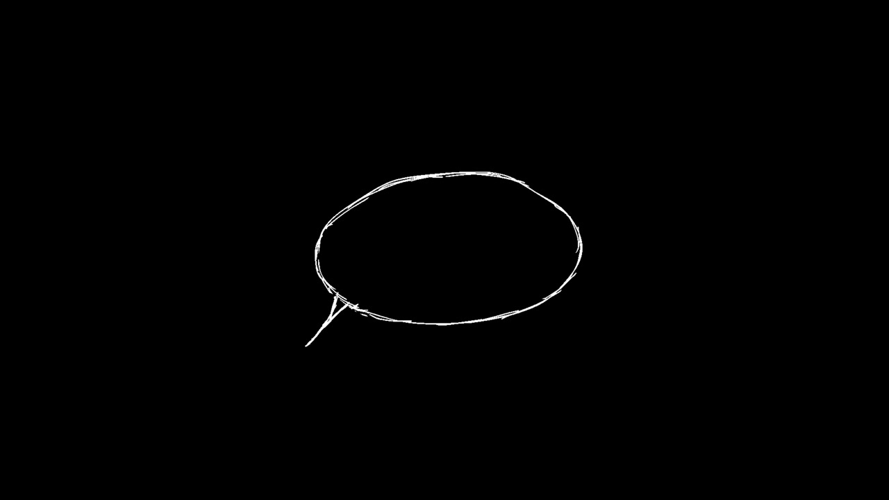 Scribble Speech Bubble 02
