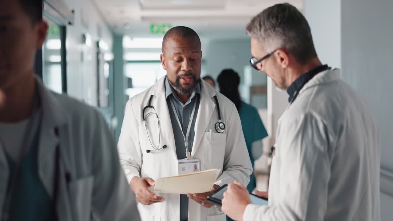 Doctors, nurses and team or hospital management
