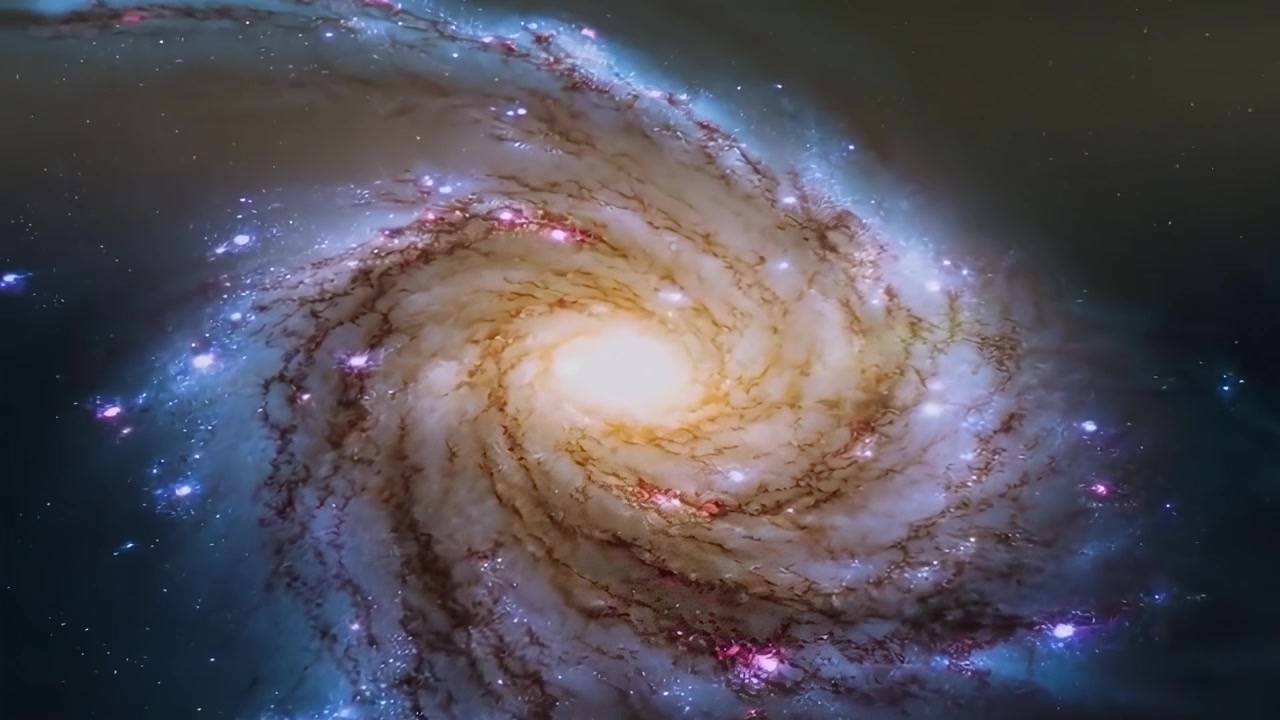 Magnifica Galassia a Spirale in Rotazione nello Spazio Profondo