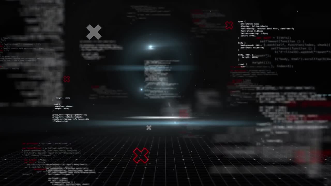 Animation of scope scanning over data processing