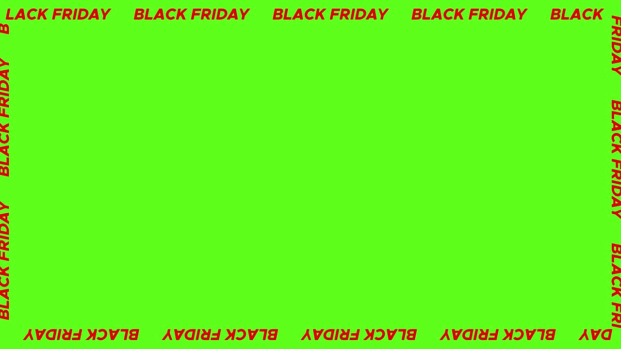 블랙 프라이데이 이동 텍스트 프레임