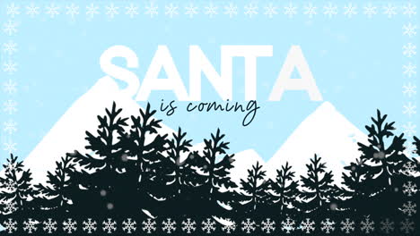 Santa-is-Coming-with-snow-landscape-and-forest