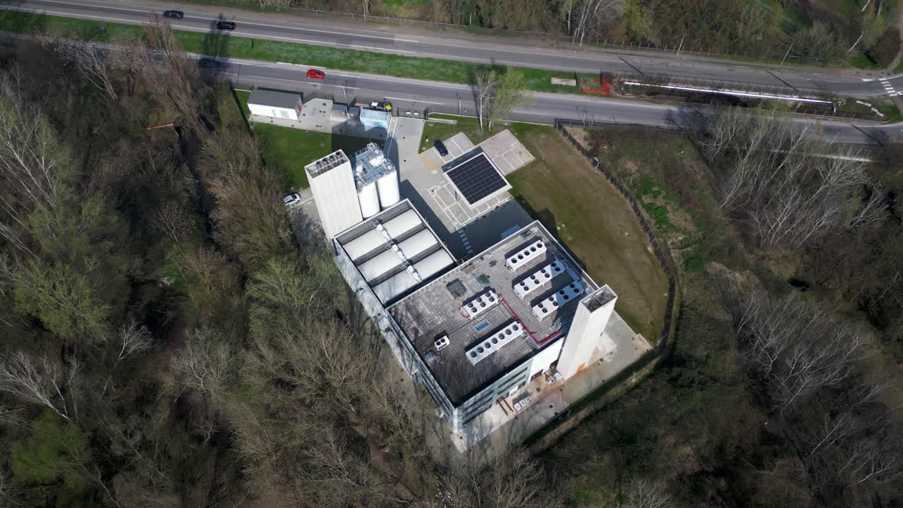 Centrale Termica Kraftværk Luftfoto Milano Italien
