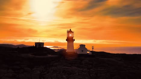 Coastal-lighthouse.-Lindesnes-Lighthouse-is-a-coastal-lighthouse-at-the-southernmost-tip-of-Norway.