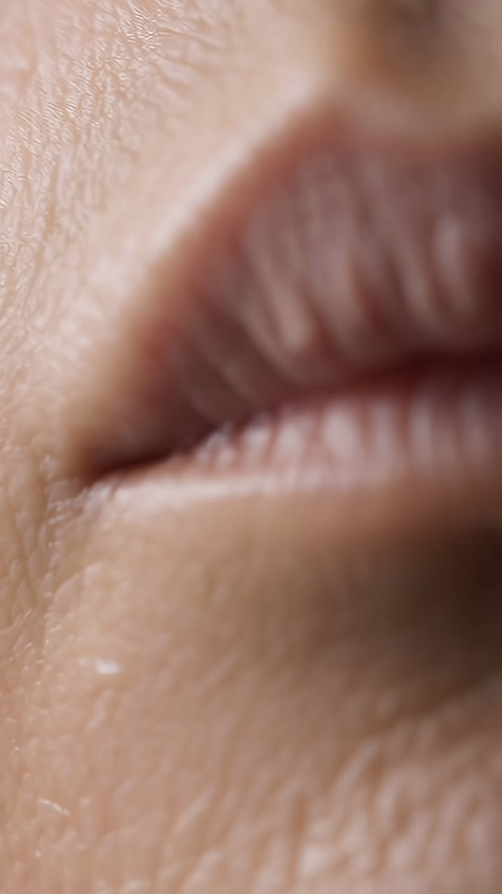 Close-up of facial skin