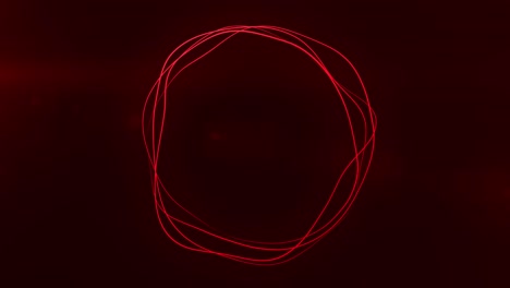 ultra hd 4k abstract 3d render neon circle. red, maroon neon circles abstract futuristic hi-tech motion background. video 3d animation. 3840x2160