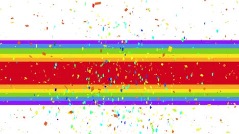 Animación-De-Confeti-Cayendo-Sobre-Banderas-Arcoiris.