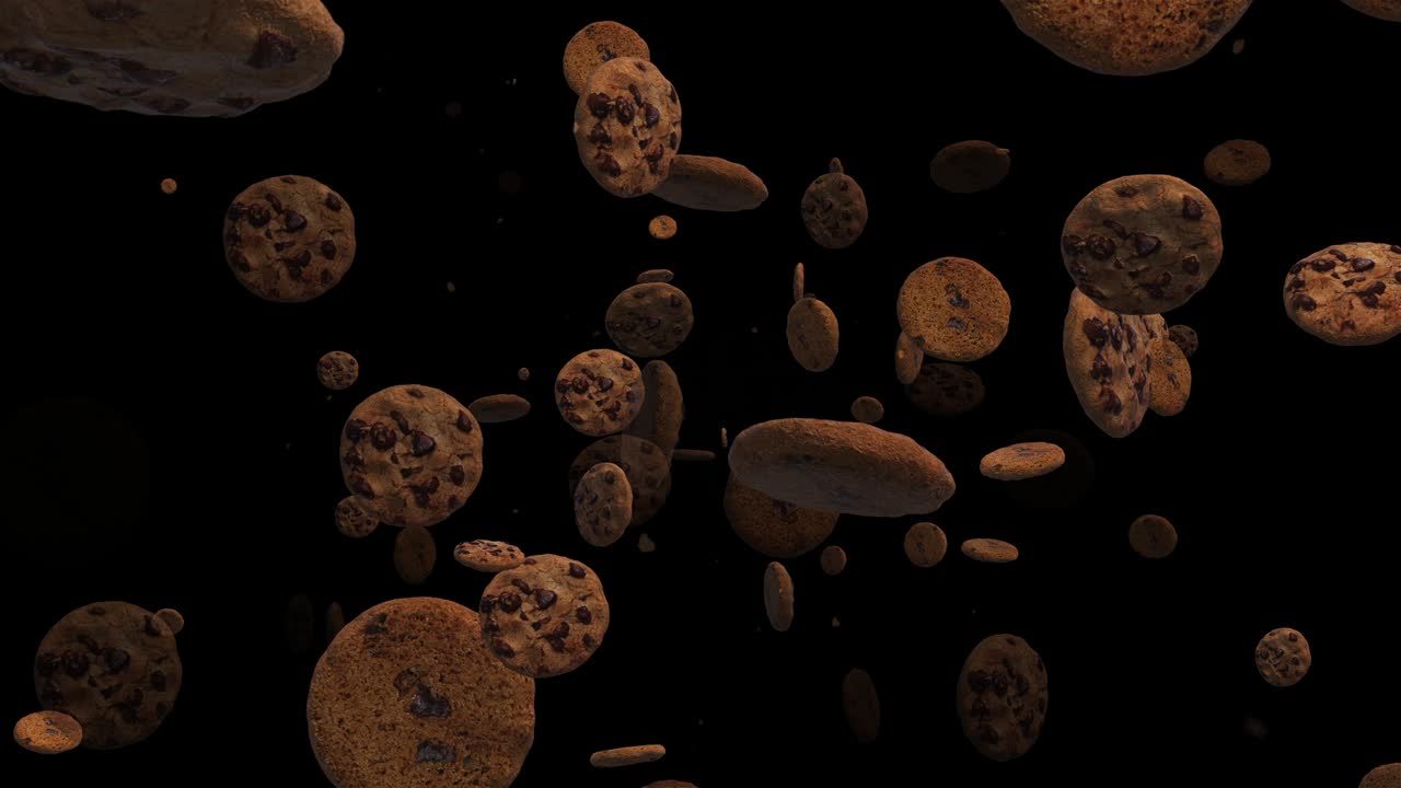 초콜릿  쿠키 루프 애니메이션