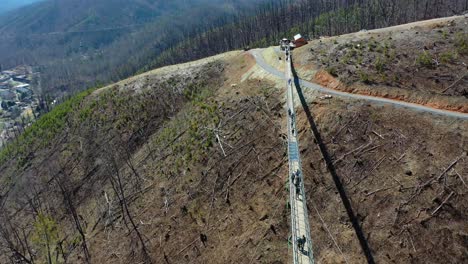 Skybridge-In-Gatlinburg-Tennessee-An-Einem-Sonnigen-Tag