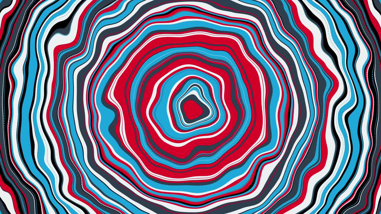 el ordenador generó un fondo a partir de rayas retorcidas de colores en forma de círculo. representación 3d de papel tapiz abstracto